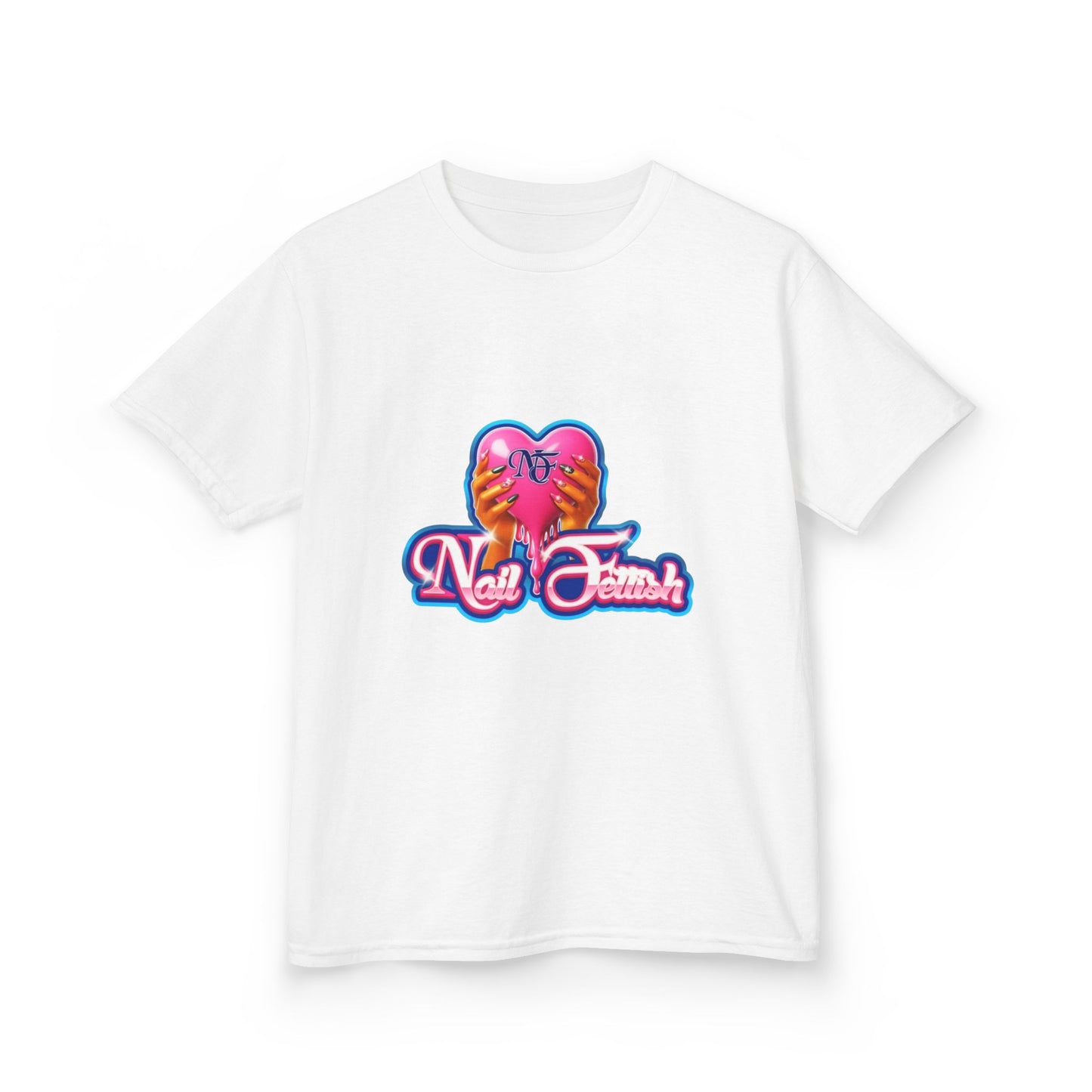 Colorful Kids Tee with Heart Design, Fun Daily Wear, Birthday Gift, Casual Summer Shirt, Youth Fashion
