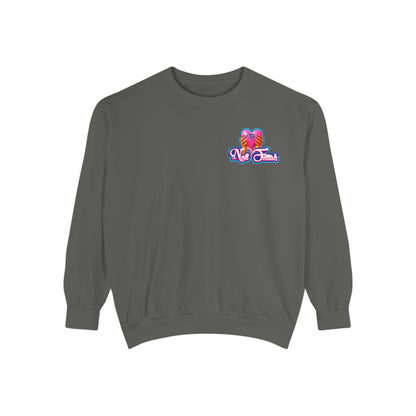Colorful Heart Unisex Sweatshirt, Cozy Gift for Friends, Casual Streetwear, Perfect for Valentine’s Day, Everyday Lounge