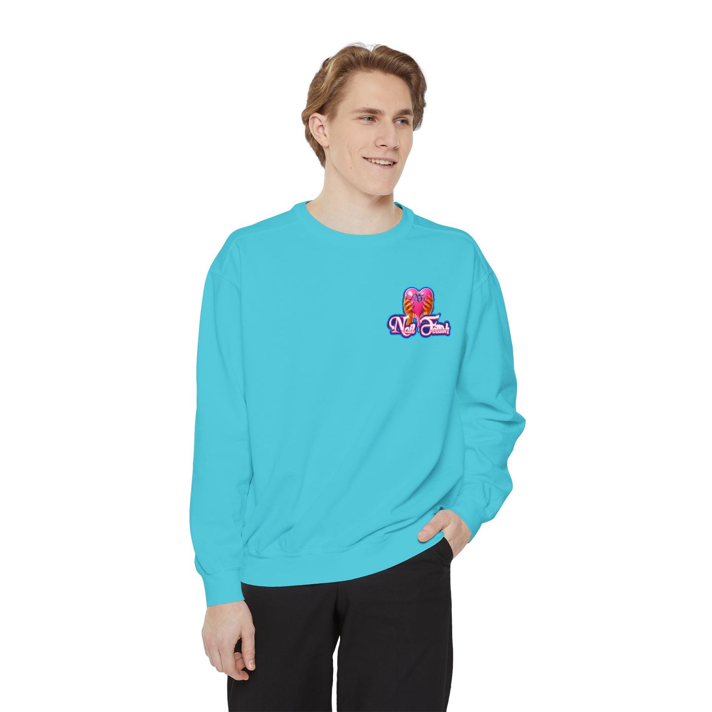 Colorful Heart Unisex Sweatshirt, Cozy Gift for Friends, Casual Streetwear, Perfect for Valentine’s Day, Everyday Lounge