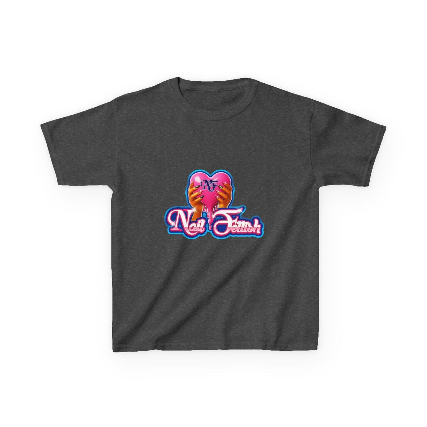 Colorful Kids Tee with Heart Design, Fun Daily Wear, Birthday Gift, Casual Summer Shirt, Youth Fashion