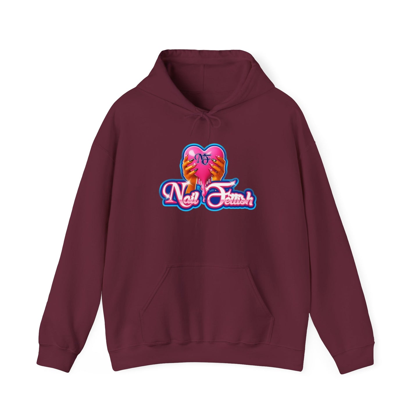 Nail Polish Love Hoodie, Trendy Unisex Sweatshirt, Cozy Gift for Nail Lovers, Perfect for Nail Artists, Vibrant Graphic Apparel