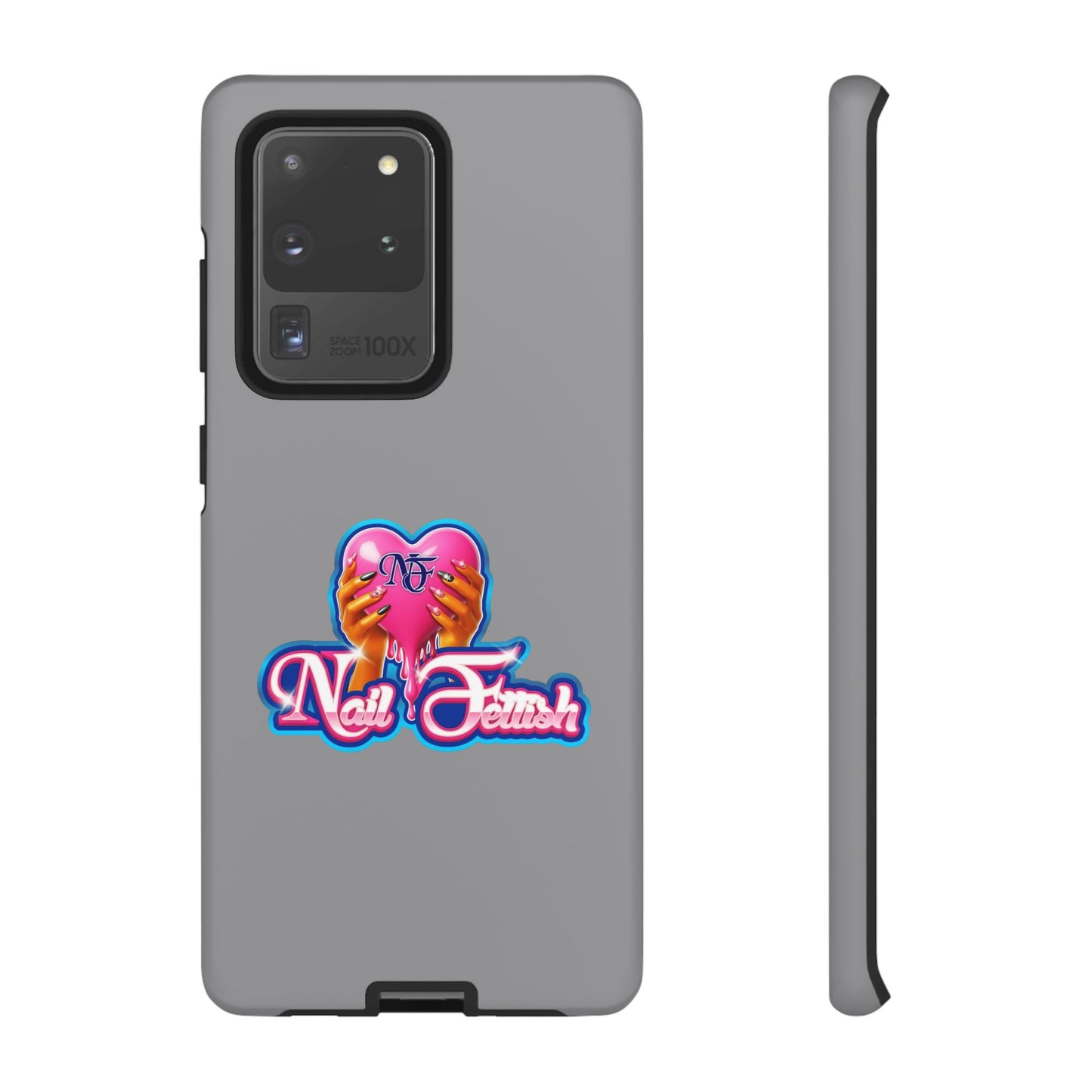Phone Case with Heart Design, For Nail Enthusiasts, Gifts for Her, Cute Phone Accessories, Valentine's Day