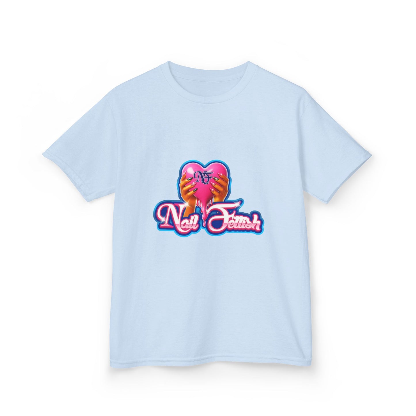 Colorful Kids Tee with Heart Design, Fun Daily Wear, Birthday Gift, Casual Summer Shirt, Youth Fashion