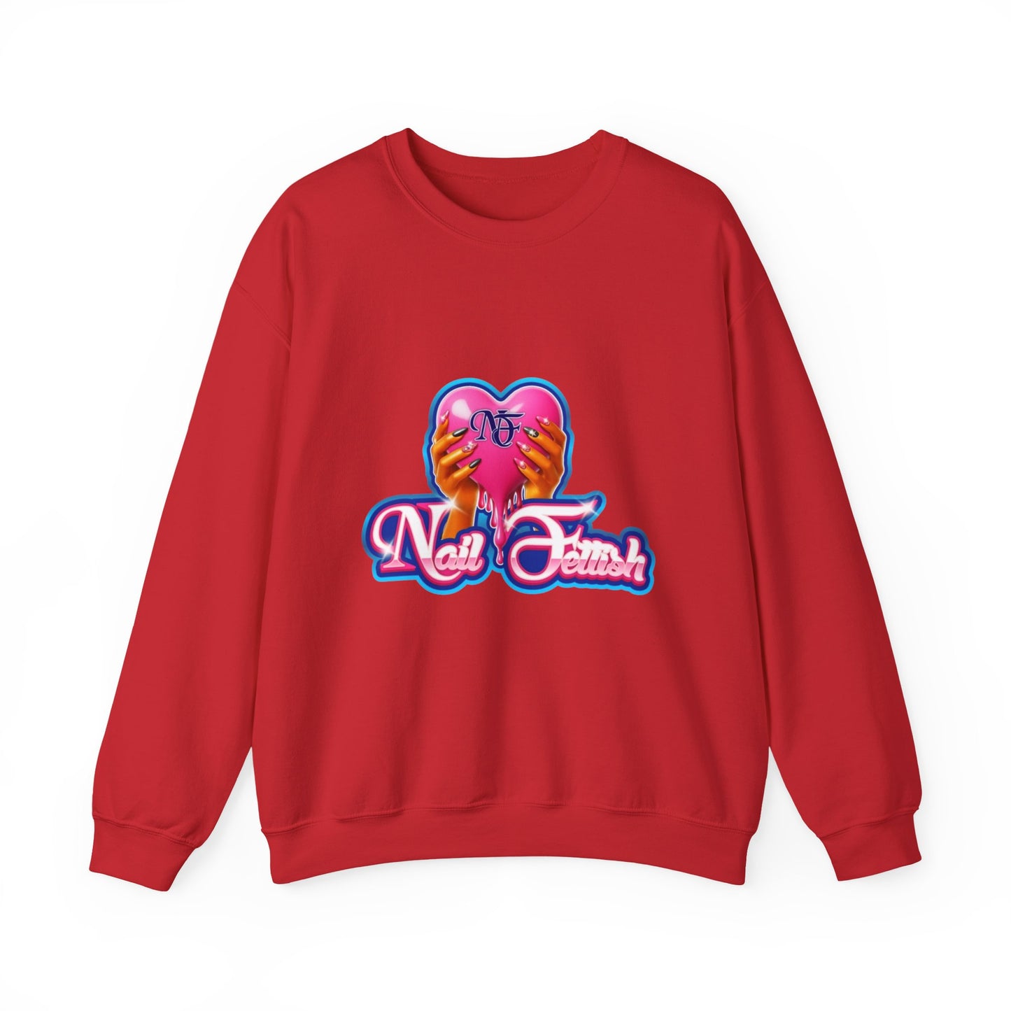 Nail Art Enthusiast Crewneck Sweatshirt, Cozy Pullover for Nail Lovers, Gift for Manicure Fans, Stylish Sweatshirt, Birthday Gift