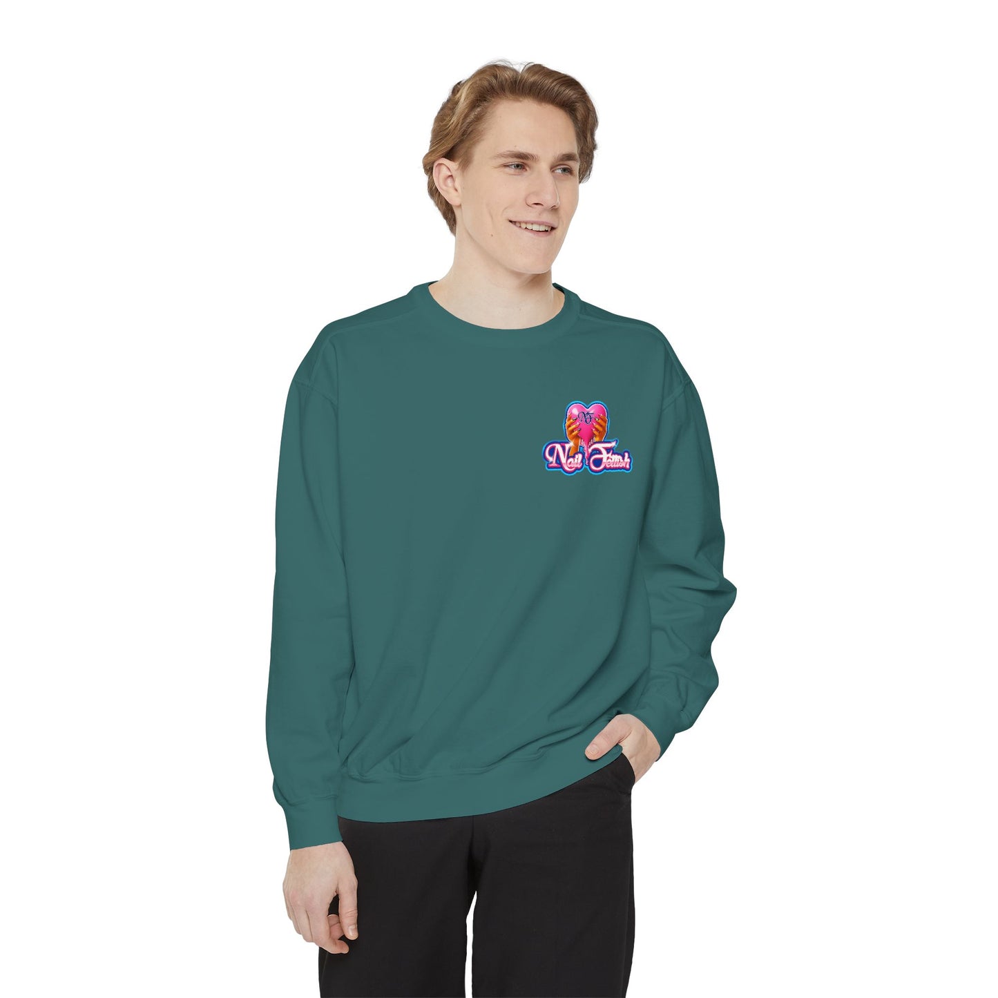 Colorful Heart Unisex Sweatshirt, Cozy Gift for Friends, Casual Streetwear, Perfect for Valentine’s Day, Everyday Lounge