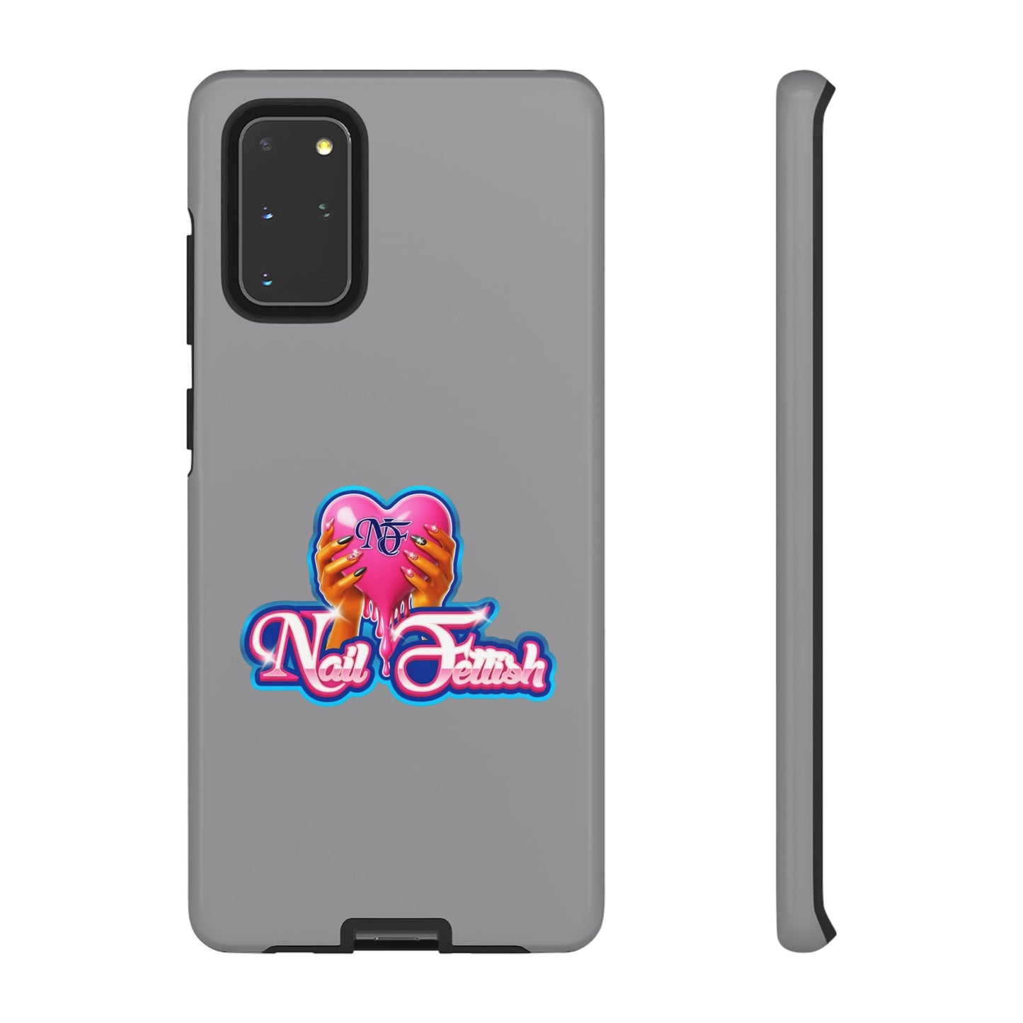 Phone Case with Heart Design, For Nail Enthusiasts, Gifts for Her, Cute Phone Accessories, Valentine's Day