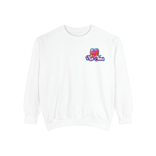 Colorful Heart Unisex Sweatshirt, Cozy Gift for Friends, Casual Streetwear, Perfect for Valentine’s Day, Everyday Lounge