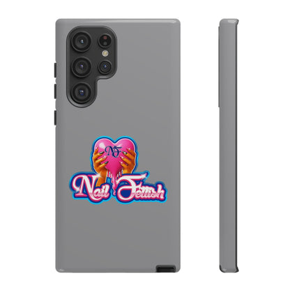 Phone Case with Heart Design, For Nail Enthusiasts, Gifts for Her, Cute Phone Accessories, Valentine's Day