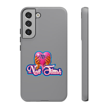 Phone Case with Heart Design, For Nail Enthusiasts, Gifts for Her, Cute Phone Accessories, Valentine's Day