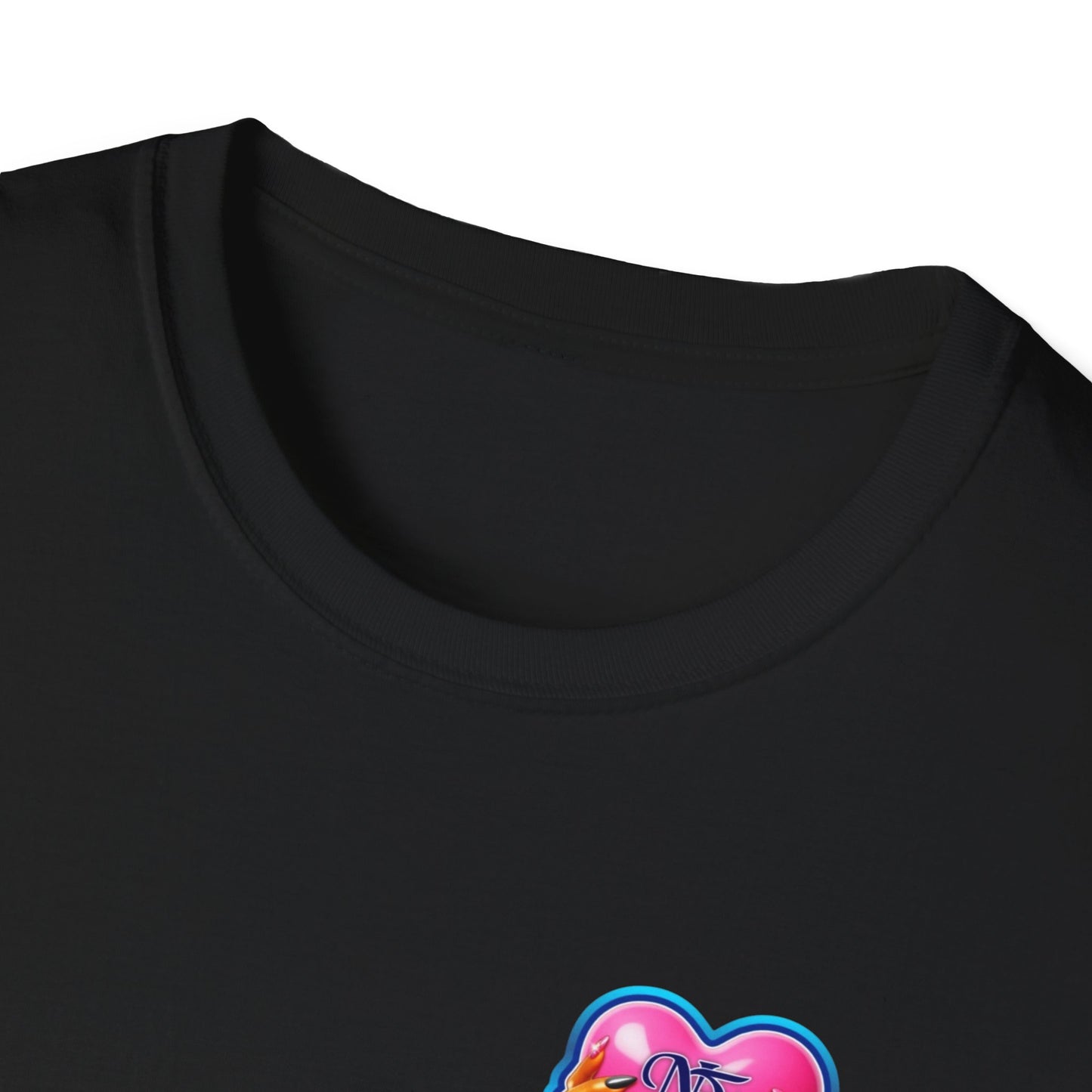 Vibrant Tropical Heart T-Shirt, Summer Fashion, Gift for Women, Beach Wear, Casual Style, Love Theme