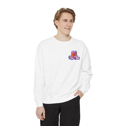 Colorful Heart Unisex Sweatshirt, Cozy Gift for Friends, Casual Streetwear, Perfect for Valentine’s Day, Everyday Lounge