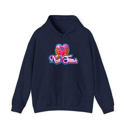 Nail Polish Love Hoodie, Trendy Unisex Sweatshirt, Cozy Gift for Nail Lovers, Perfect for Nail Artists, Vibrant Graphic Apparel