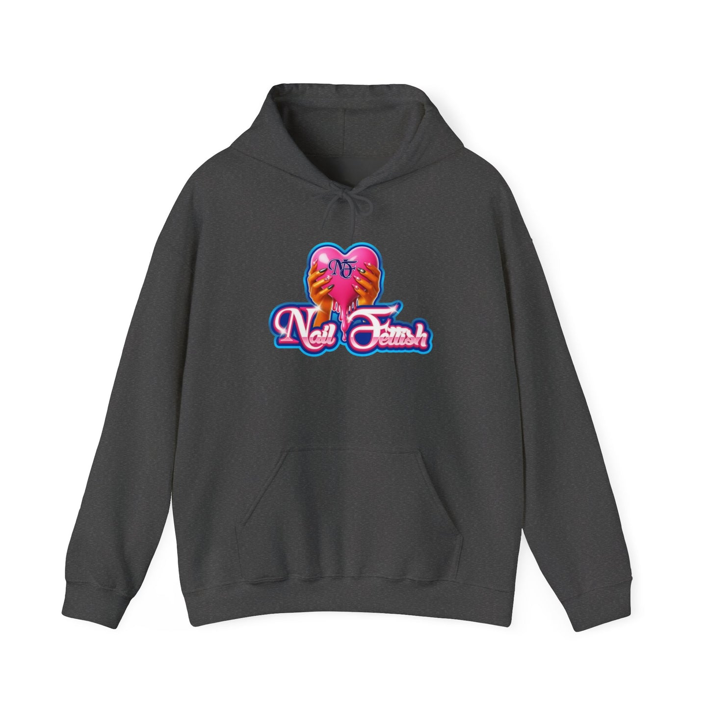 Nail Polish Love Hoodie, Trendy Unisex Sweatshirt, Cozy Gift for Nail Lovers, Perfect for Nail Artists, Vibrant Graphic Apparel