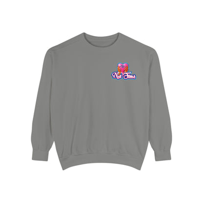 Colorful Heart Unisex Sweatshirt, Cozy Gift for Friends, Casual Streetwear, Perfect for Valentine’s Day, Everyday Lounge