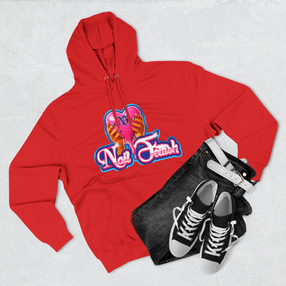Nail Fetish Hoodie, Cozy Fleece Sweatshirt for Nail Art Lovers, Gift for Nail Technicians, Trendy Fashion, Perfect for Relaxation
