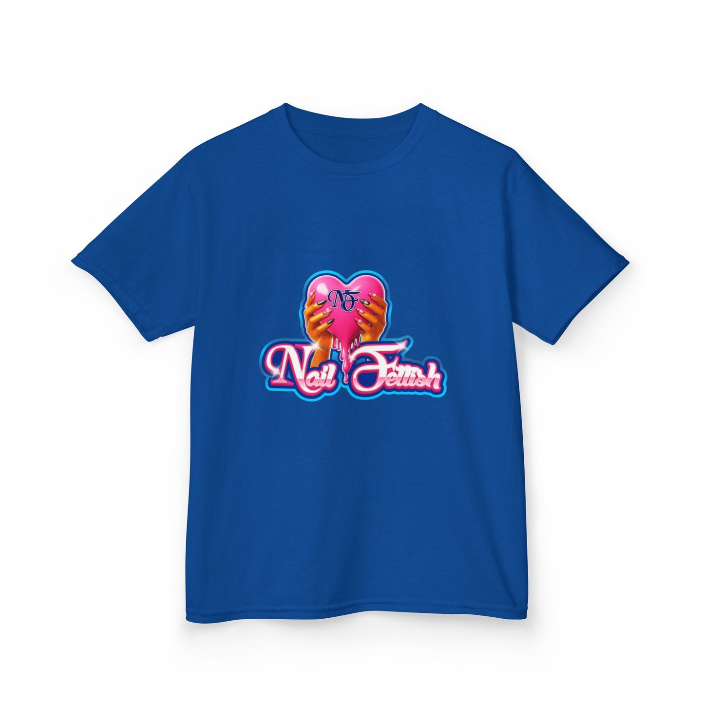 Colorful Kids Tee with Heart Design, Fun Daily Wear, Birthday Gift, Casual Summer Shirt, Youth Fashion