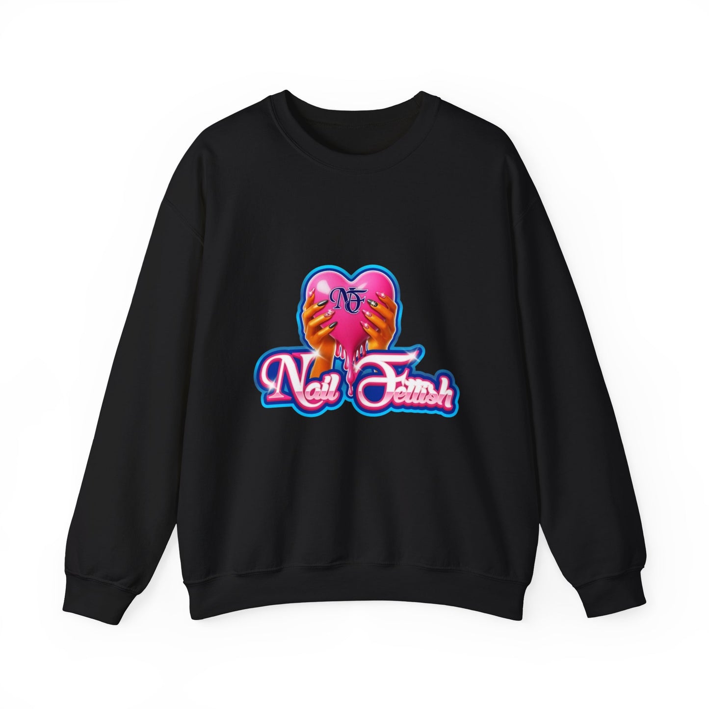 Nail Art Enthusiast Crewneck Sweatshirt, Cozy Pullover for Nail Lovers, Gift for Manicure Fans, Stylish Sweatshirt, Birthday Gift