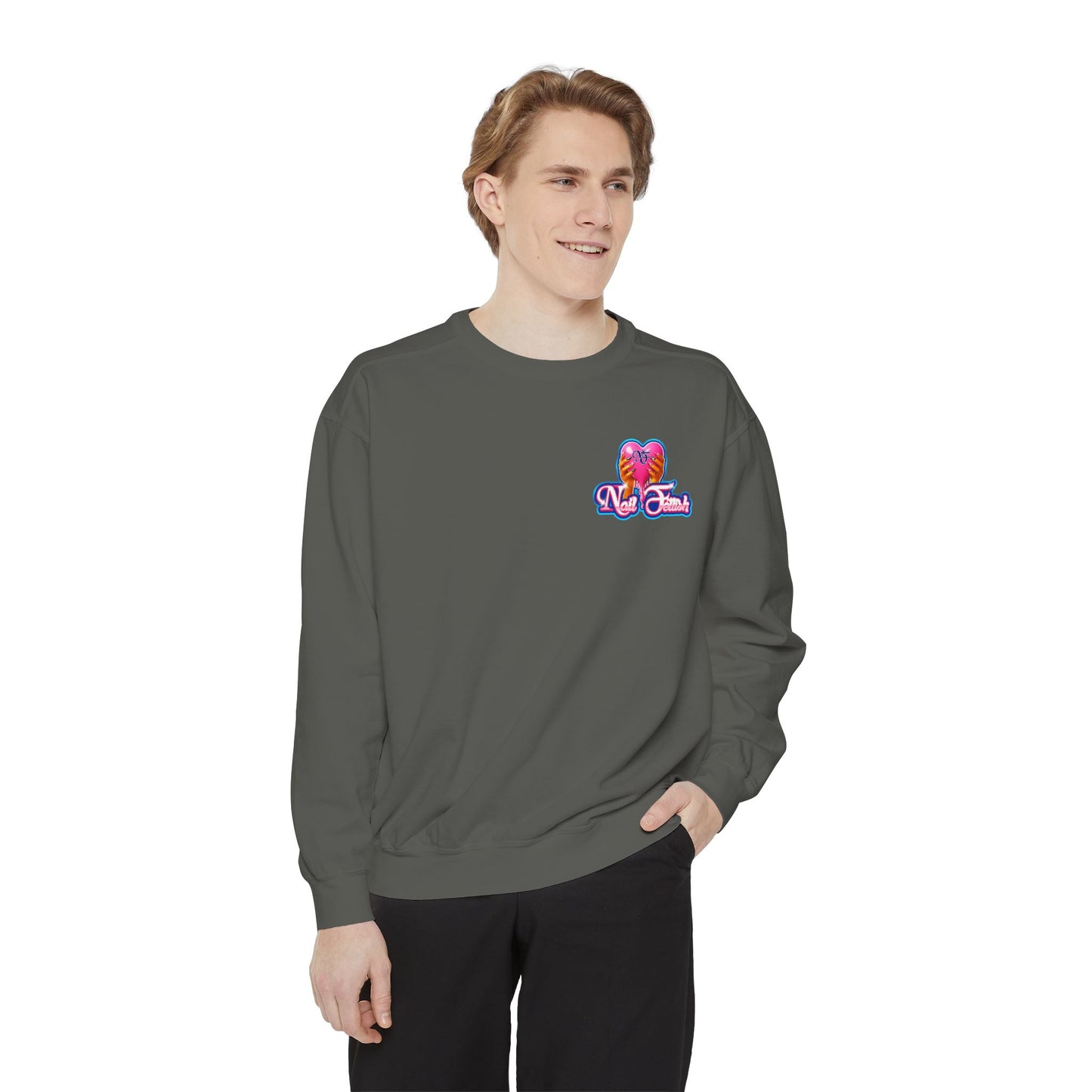 Colorful Heart Unisex Sweatshirt, Cozy Gift for Friends, Casual Streetwear, Perfect for Valentine’s Day, Everyday Lounge