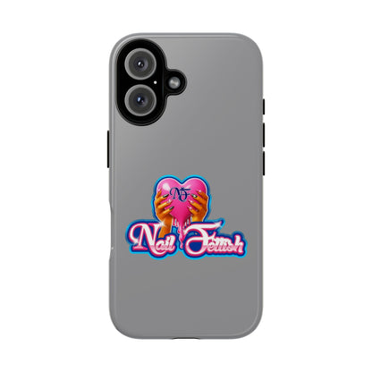 Phone Case with Heart Design, For Nail Enthusiasts, Gifts for Her, Cute Phone Accessories, Valentine's Day