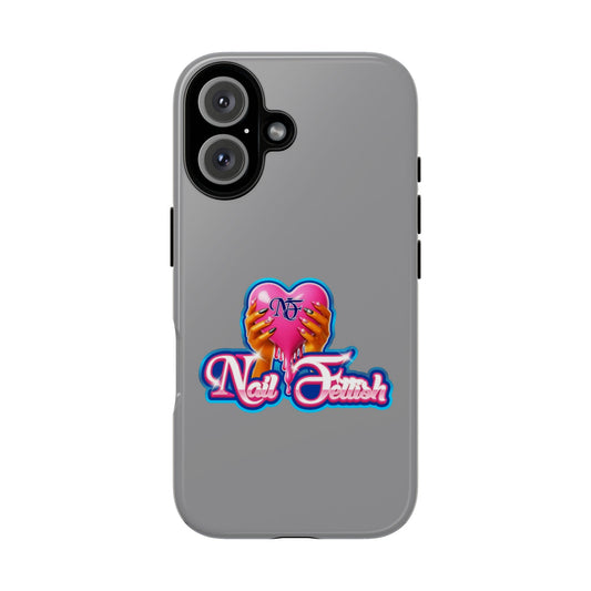 Phone Case with Heart Design, For Nail Enthusiasts, Gifts for Her, Cute Phone Accessories, Valentine's Day