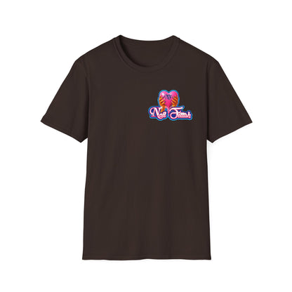 Vibrant Tropical Heart T-Shirt, Summer Fashion, Gift for Women, Beach Wear, Casual Style, Love Theme