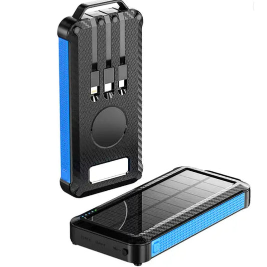 (Copy) Ip65 Waterproof Portable Wireless Solar Power Bank Panel Charger Solar Powerbank Usb-C
