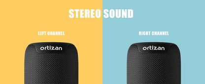 Bluetooth Speakers, 15W Portable Speakers Bluetooth Wireless V5.3 with Stereo Sound, Active Extra Bass, IPX7 Waterproof Shower
