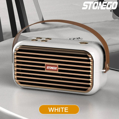 Bluetooth Speaker Wireless Portable Stereo Sound with Deep Bass Treble Wireless 5.0 TWS TF Card USB AUX Audio Input