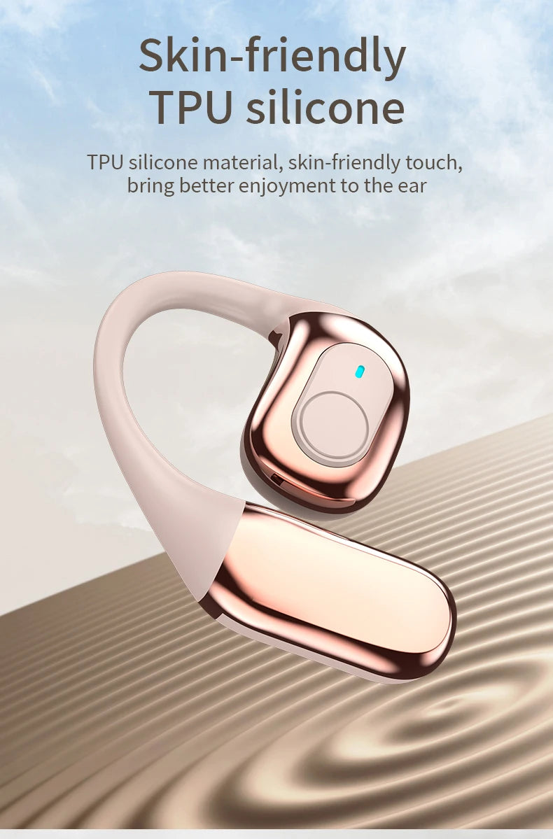 Bluetooth wireless earbuds Ear Hook Headset Bluetooth Headphone HD Sound Quality Stereo Sports work EarBuds