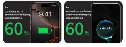 Power Bank 10000mAh Large Capacity Power Bank With 2 Cables PD Fast Charging Powerbank Rechargeable Batteries Portable Battery