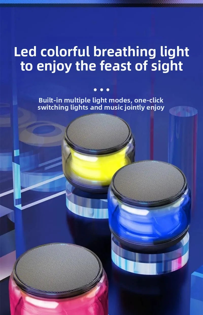 New wireless Bluetooth speaker - heavy bass, high sound quality, loud volume, mini small speaker for mobile phones