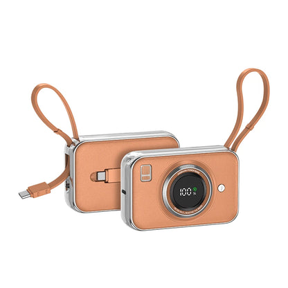 Power Bank 10000mAh Large Capacity Power Bank With 2 Cables PD Fast Charging Powerbank Rechargeable Batteries Portable Battery