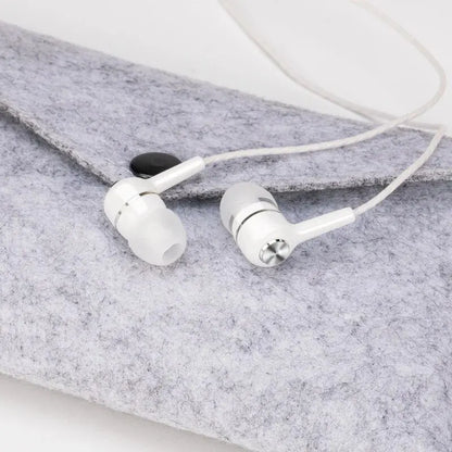 3.5mm Wired Earphone In Ear Headset HIFI Heavy Bass Earbuds Monitor Sports Headset Stereo Music Gaming Headphone with Microphone