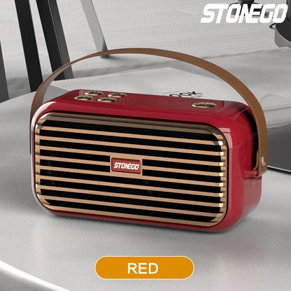 Bluetooth Speaker Wireless Portable Stereo Sound with Deep Bass Treble Wireless 5.0 TWS TF Card USB AUX Audio Input