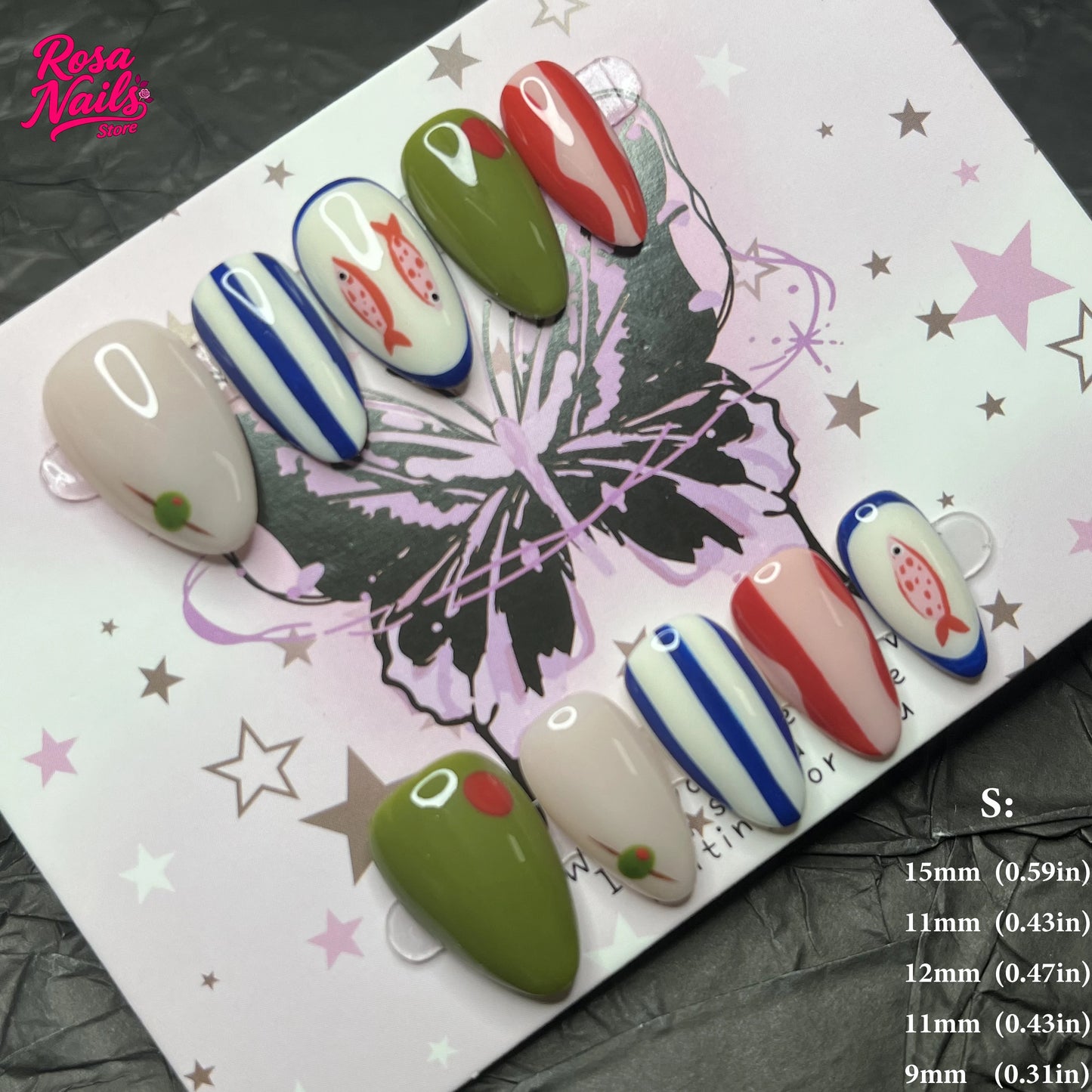10pcs Handmade Press on Nails Cute 3D Banana Nail Art Presson False Nail Thick Acrylic Hand Painted Lemon Almond Press ons Nails
