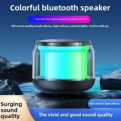 New wireless Bluetooth speaker - heavy bass, high sound quality, loud volume, mini small speaker for mobile phones