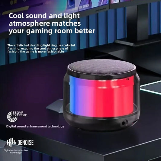 New wireless Bluetooth speaker - heavy bass, high sound quality, loud volume, mini small speaker for mobile phones