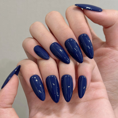 10pcs Handmade Solid Color Press On Nails Fashionable Elegant Versatile Fits All Occasions