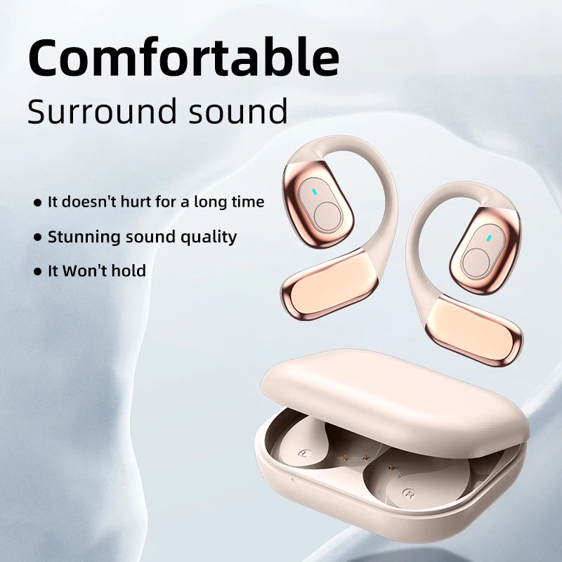 Bluetooth wireless earbuds Ear Hook Headset Bluetooth Headphone HD Sound Quality Stereo Sports work EarBuds