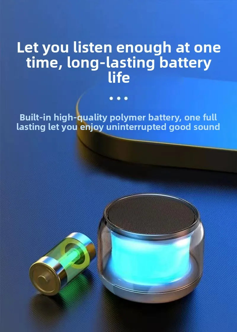 New wireless Bluetooth speaker - heavy bass, high sound quality, loud volume, mini small speaker for mobile phones