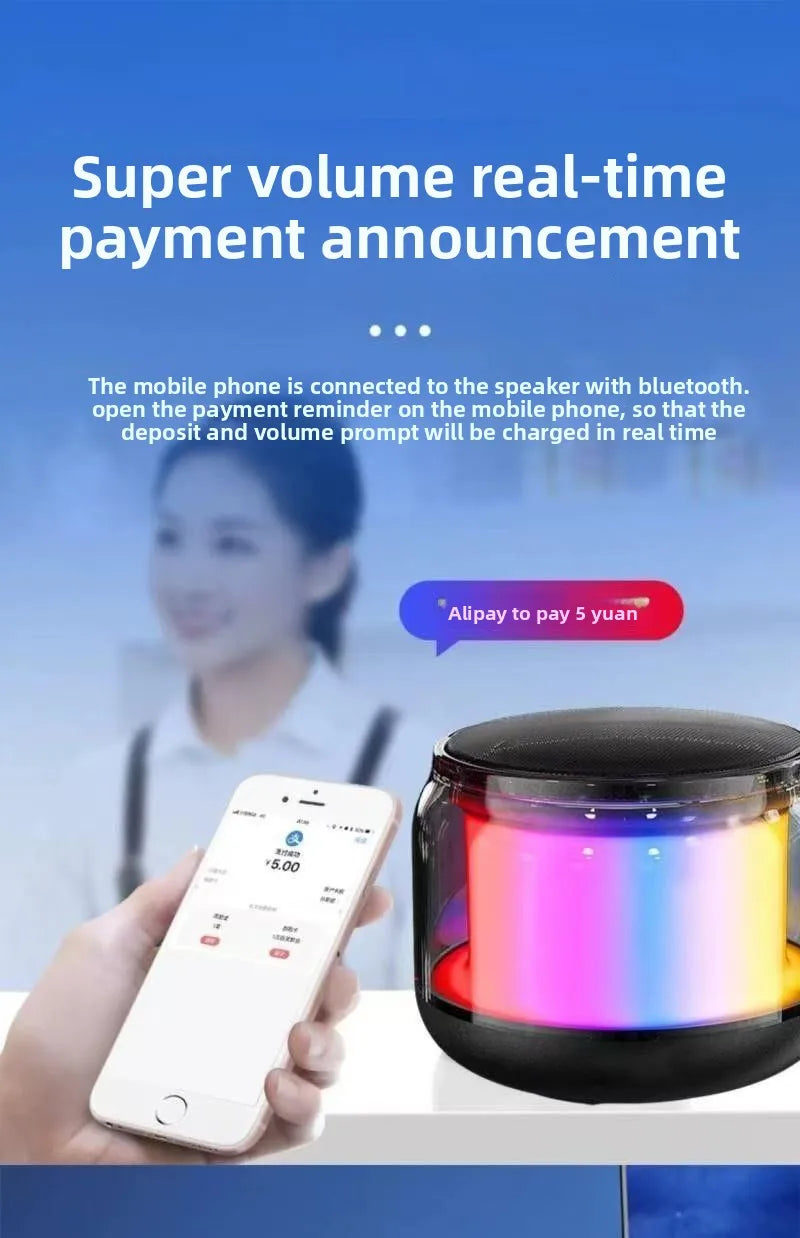 New wireless Bluetooth speaker - heavy bass, high sound quality, loud volume, mini small speaker for mobile phones