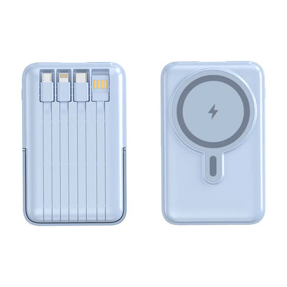 Magnetic Power Bank with Bracket 50000 MAh Large Capacity Built-in PD20W Two-way Fast Charging External Battery for iPhone