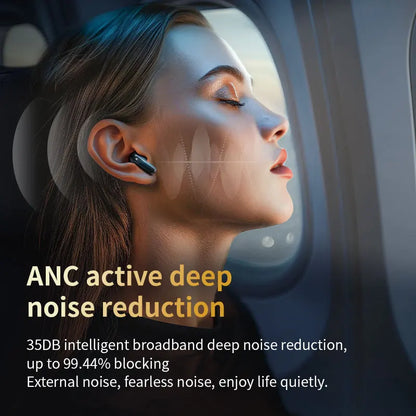 2025 New Wireless Earbuds With Touch Screen In-Ear Earphone ANC Noise Cancellation Long Battery ENC Compatible With IOS Android