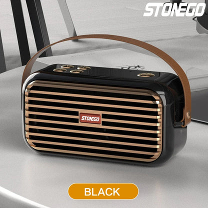 Bluetooth Speaker Wireless Portable Stereo Sound with Deep Bass Treble Wireless 5.0 TWS TF Card USB AUX Audio Input