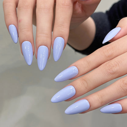 10pcs Handmade Solid Color Press On Nails Fashionable Elegant Versatile Fits All Occasions