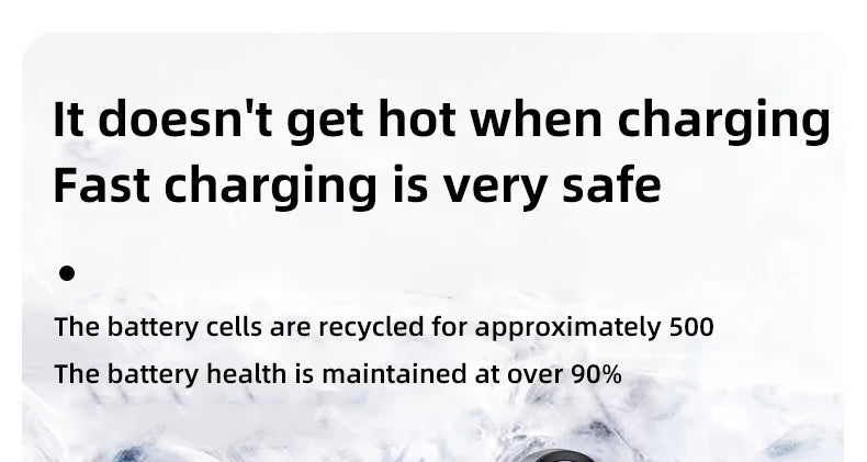 Power Bank 10000mAh Large Capacity Power Bank With 2 Cables PD Fast Charging Powerbank Rechargeable Batteries Portable Battery
