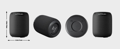Bluetooth Speakers, 15W Portable Speakers Bluetooth Wireless V5.3 with Stereo Sound, Active Extra Bass, IPX7 Waterproof Shower