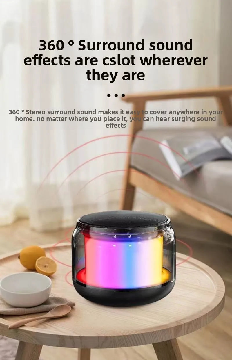 New wireless Bluetooth speaker - heavy bass, high sound quality, loud volume, mini small speaker for mobile phones