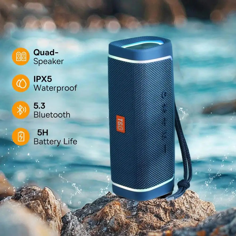 Bluetooth Speakers Wireless Portable Bluetooth Speaker IPX7 Waterproof Stereo Sound And Dual Pairing Great Choice For G L9A9