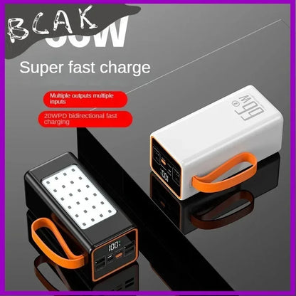 500000mah 100000mah 200000mah 300000mah Upgraded Version Super Powerbank Fast Charge Portable Power Bank Super Large Capacity